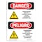 Signmission Safety Sign, 14" Height Rigid Plastic, Formaldehyde Irritant And Cancer Hazard, Span OS-DS-P-1014-VS-2018 - alternate 1